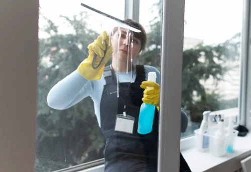 Nettoyage de vitres intérieures et extérieures à la Chapelle-en-Serval